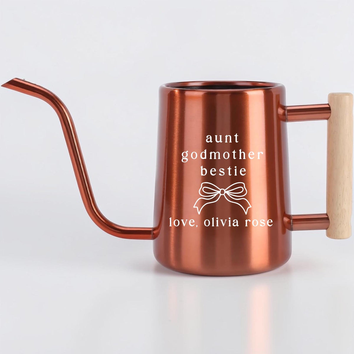 Personalized Watering Can | Coquette Bow Plant Lover Gift