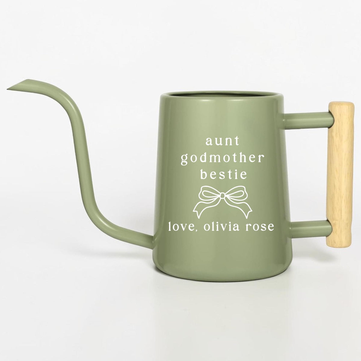 Personalized Watering Can | Coquette Bow Plant Lover Gift