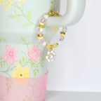 Pastel Spring Blossom Tumbler Handle Bracelet