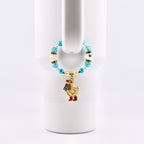 Silly Goose Tumbler Handle Charm with Blue and Gold Accents