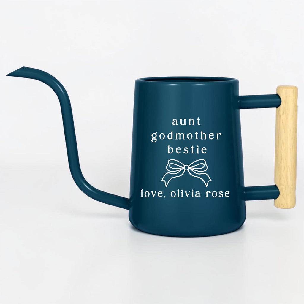 Personalized Watering Can | Coquette Bow Plant Lover Gift