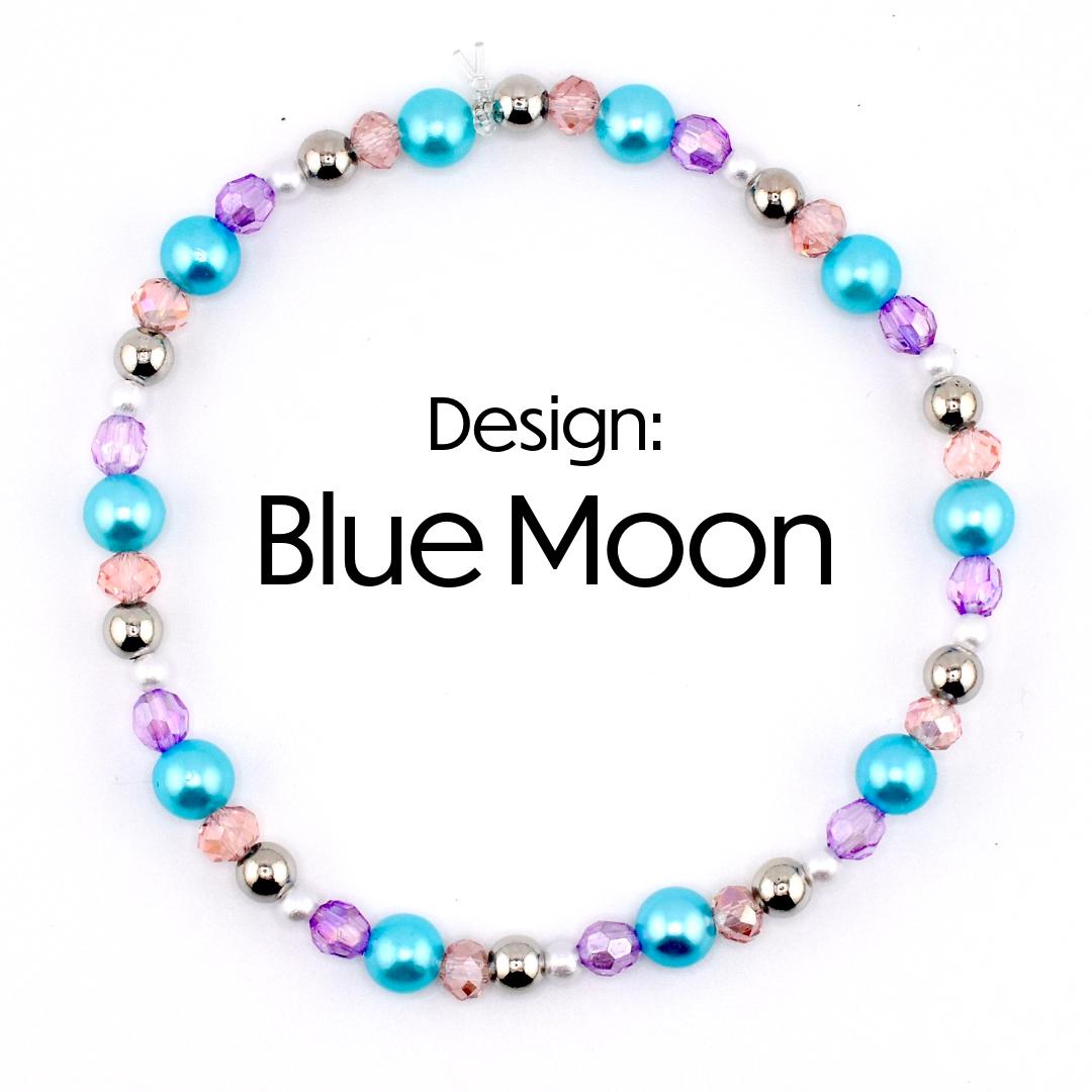 Sea Glass Plume Bracelet Collection: Blue, Pink and Purple Beaded Bracelets
