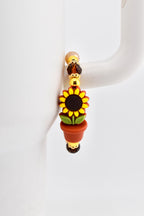 Sunflower Tumbler Handle Charm