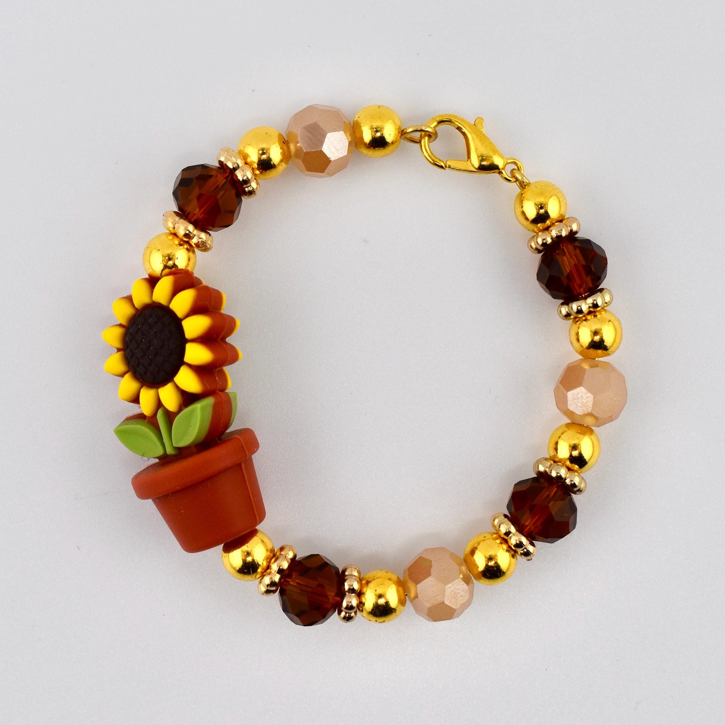 Sunflower Tumbler Handle Charm