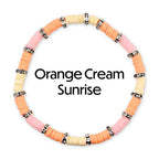 Pink Mesa Sunset Bracelet Collection: Pink, Peach, and Cream Beaded Bracelets