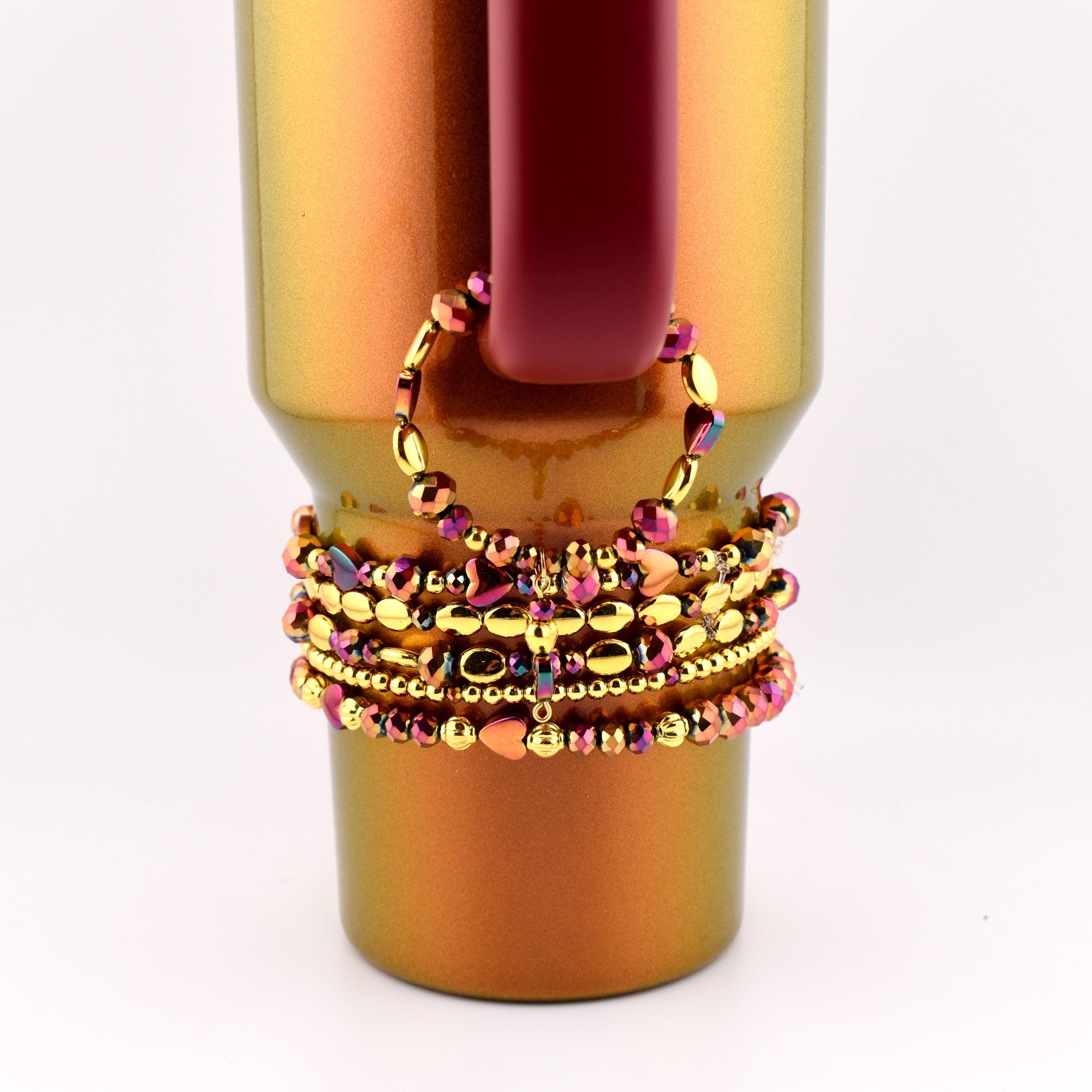 Country Gold Tumbler Handle Bracelet