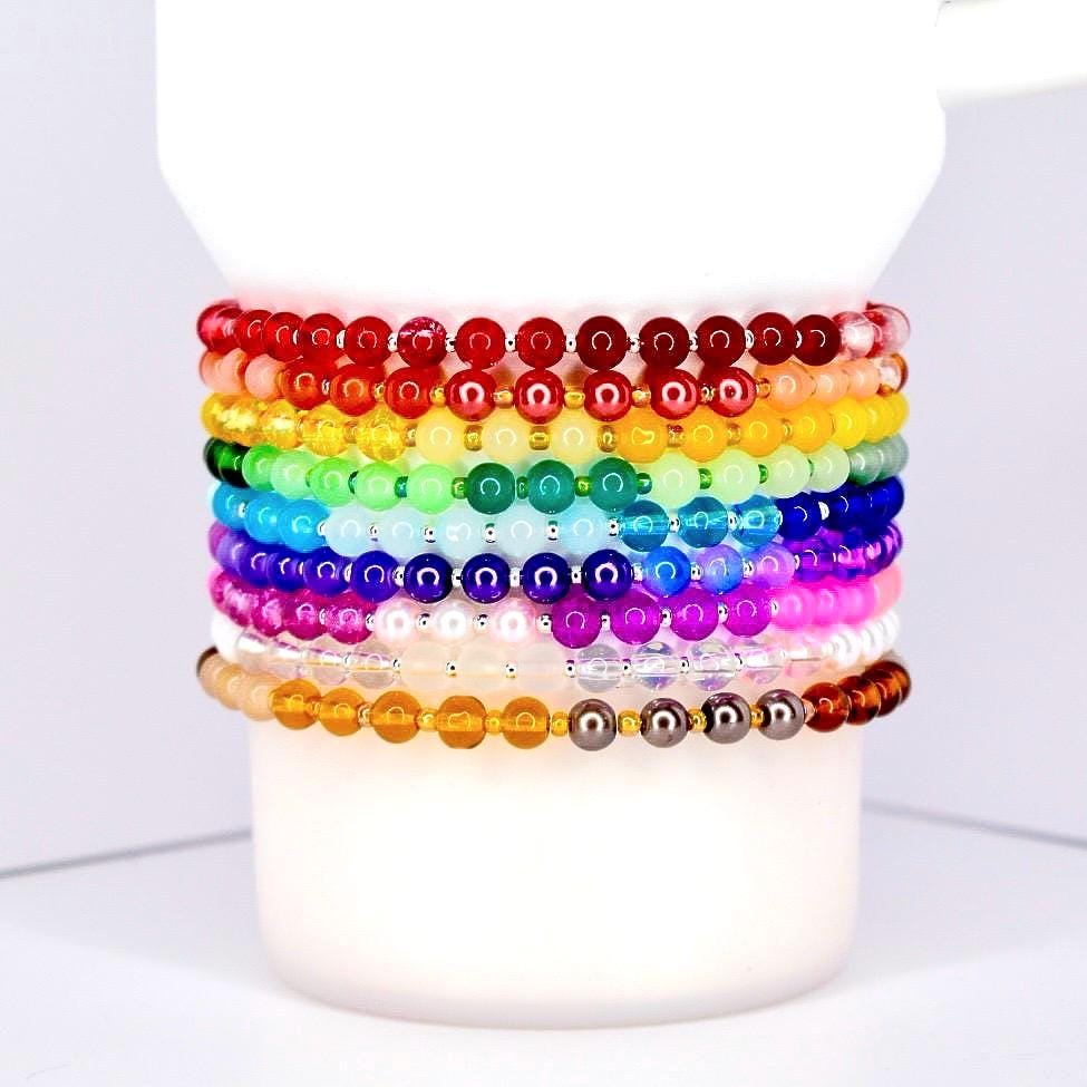 Color Pop Beaded Bracelets