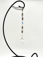 Crystal Prism Suncatcher Handmade Window or Rearview Mirror Hanging Charm