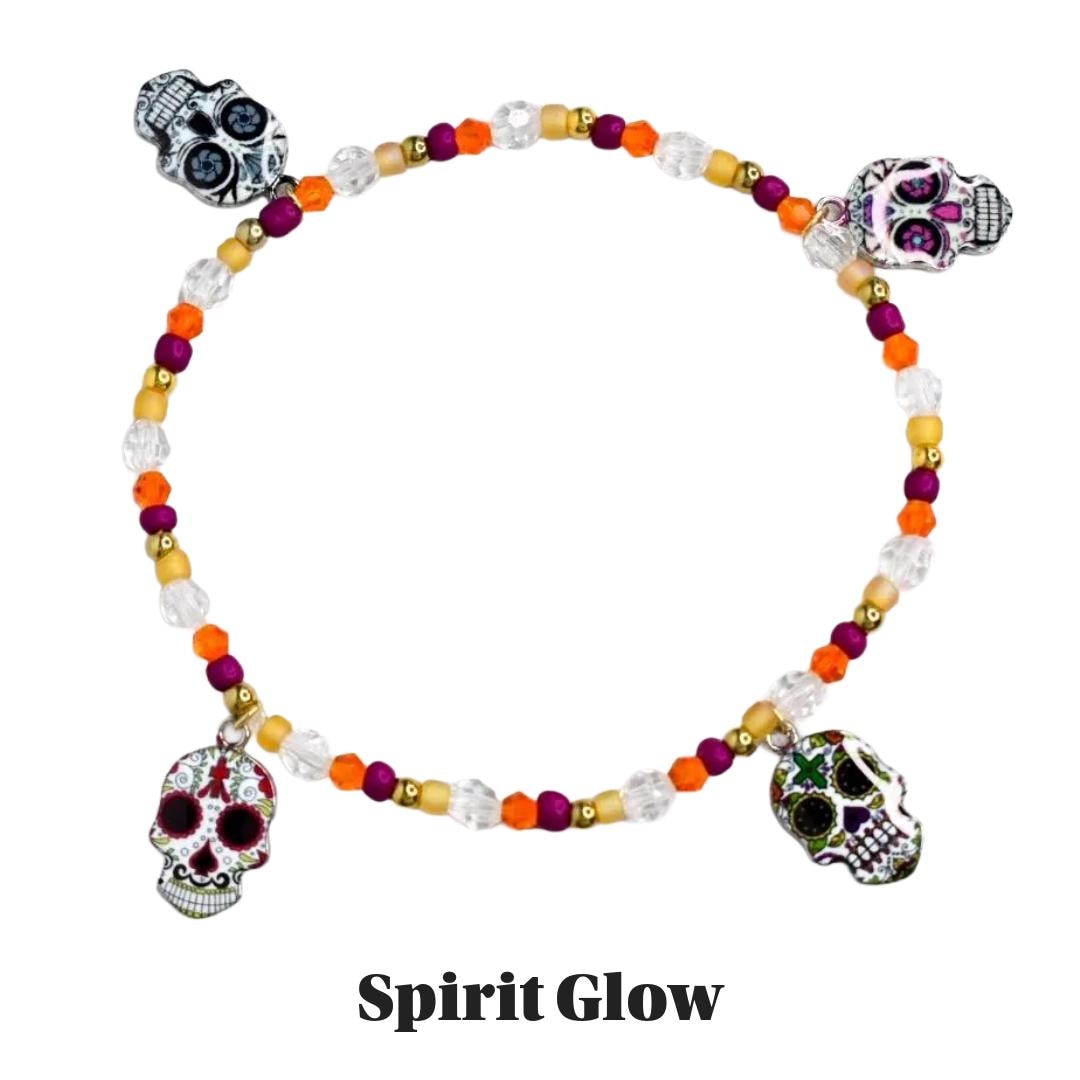 Fiesta Sugar Skull Bracelet Collection for Dia de los Muertos