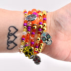 Fiesta Sugar Skull Bracelet Collection for Dia de los Muertos