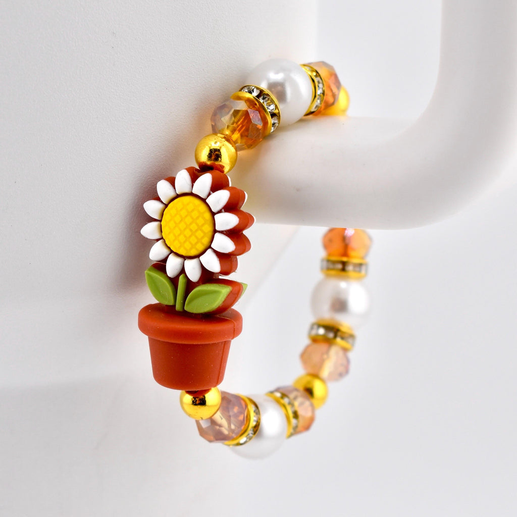 Sunflower Tumbler Handle Charm