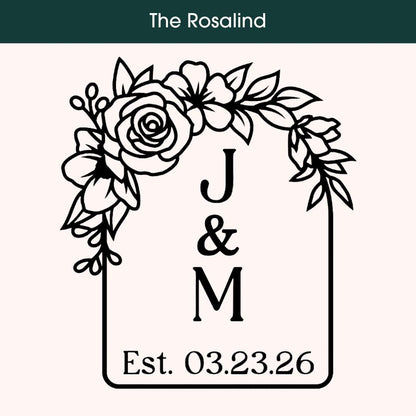 Personalized Gold Watering Can with Custom Monogram for Wedding or Anniversary Gift