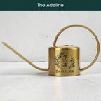 Personalized Gold Watering Can with Monogram