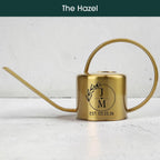 Personalized Gold Watering Can with Monogram