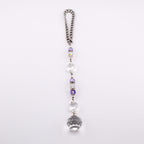 Crystal Purple Suncatcher | Window or Rearview Mirror Hanging Crystal Prism