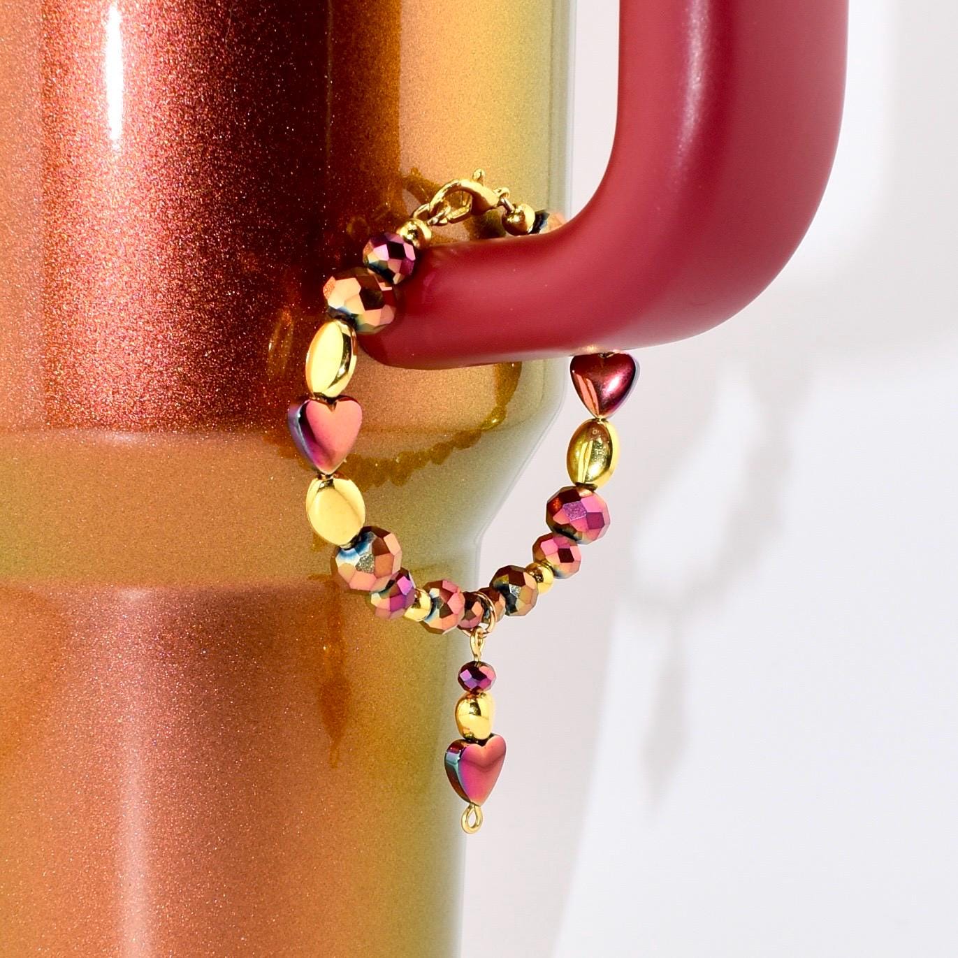Country Gold Tumbler Handle Bracelet