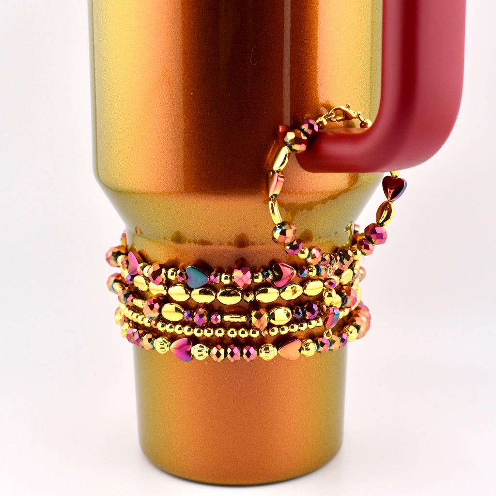 Country Gold Tumbler Handle Bracelet