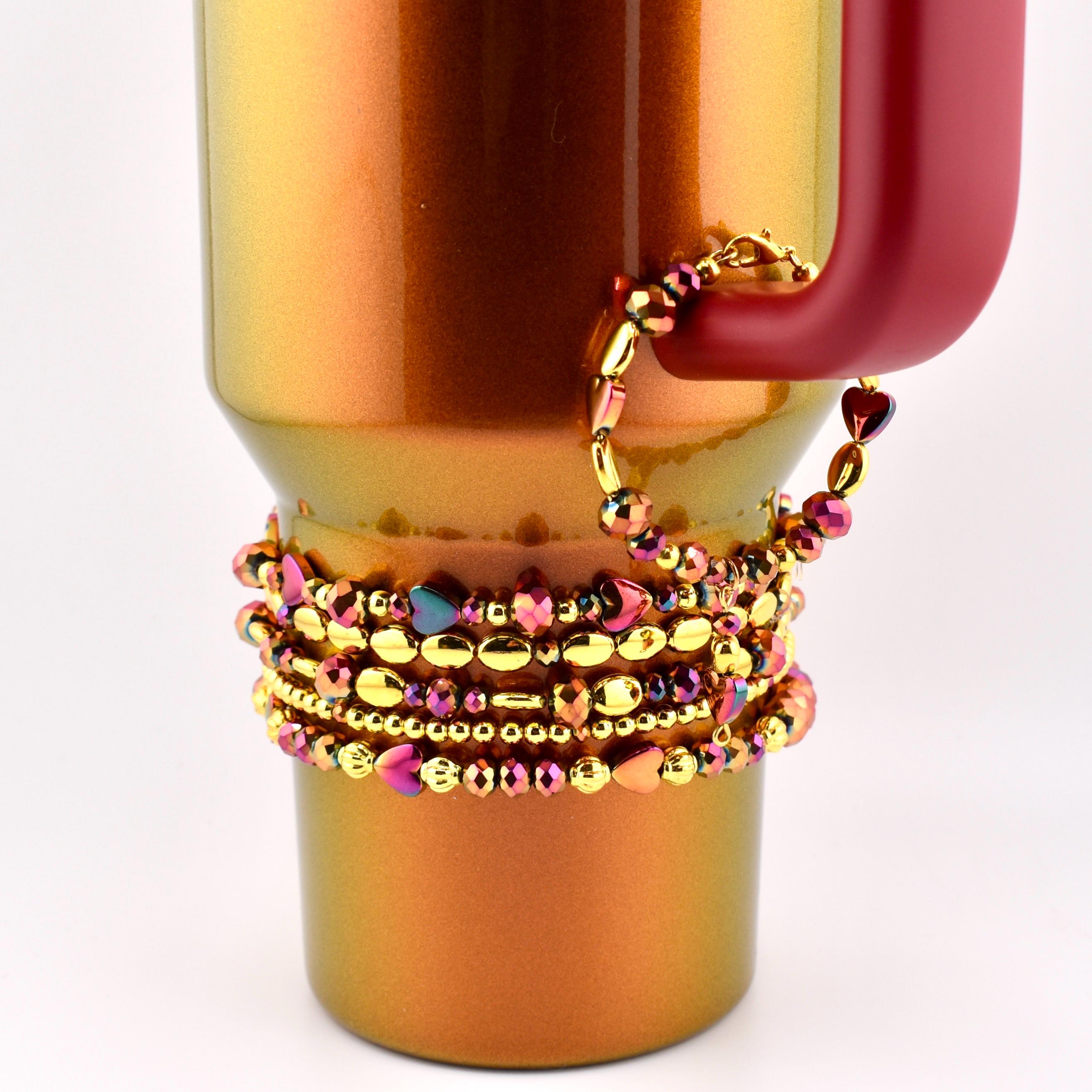 Country Gold Tumbler Handle Bracelet