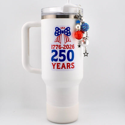USA 250th Anniversary Bow Sticker | Patriotic America Sticker | 4th of July Sticker