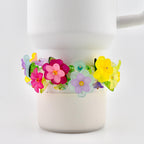 Handmade Flower Garden Beaded Bracelet | Colorful Floral Spring Jewelry Gift for Her