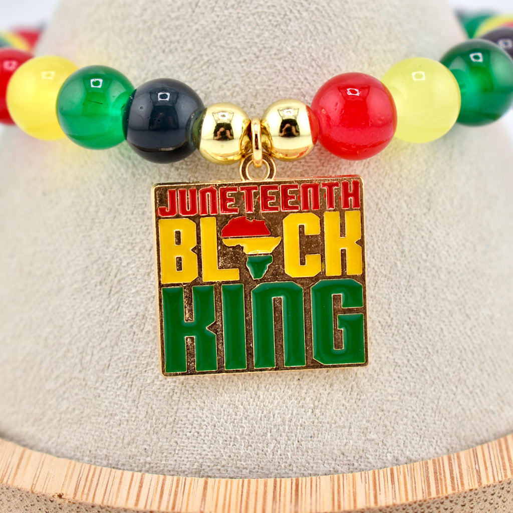 Juneteenth Black King Bracelet
