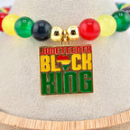 Juneteenth Black King Bracelet