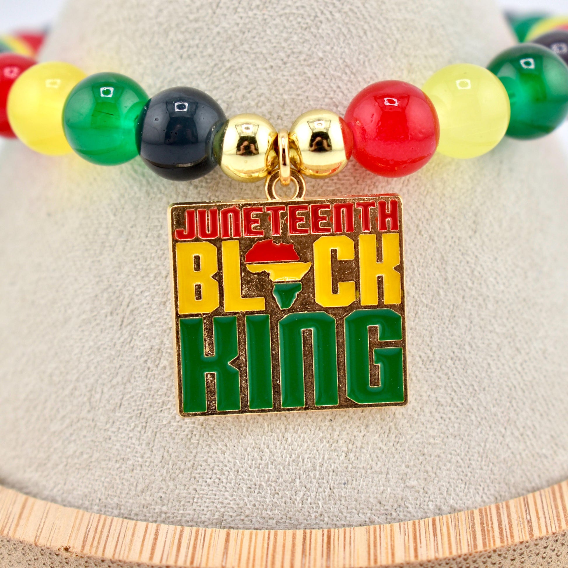 Juneteenth Black King Bracelet