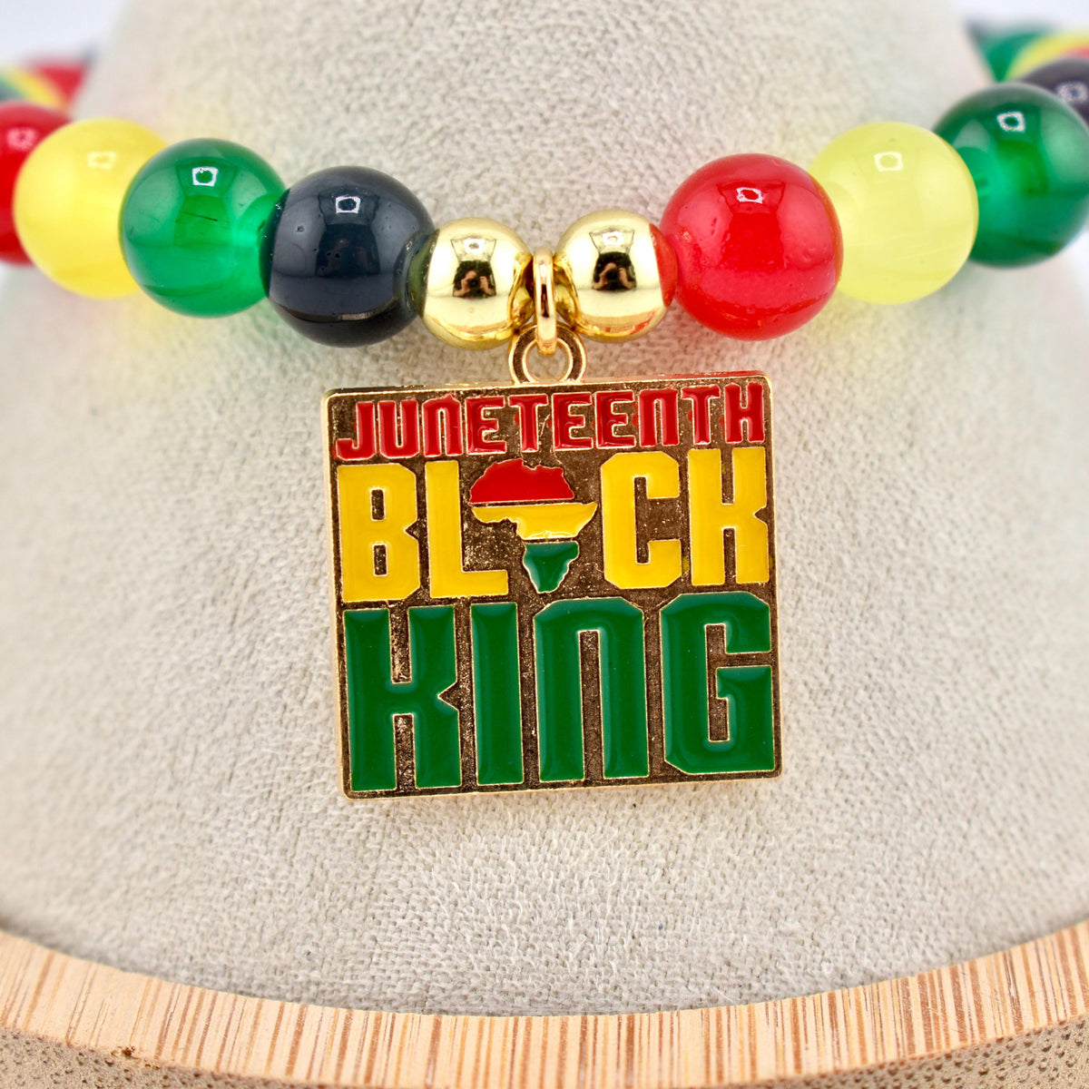 Juneteenth Black King Bracelet