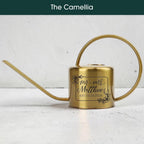 Personalized Gold Watering Can with Monogram