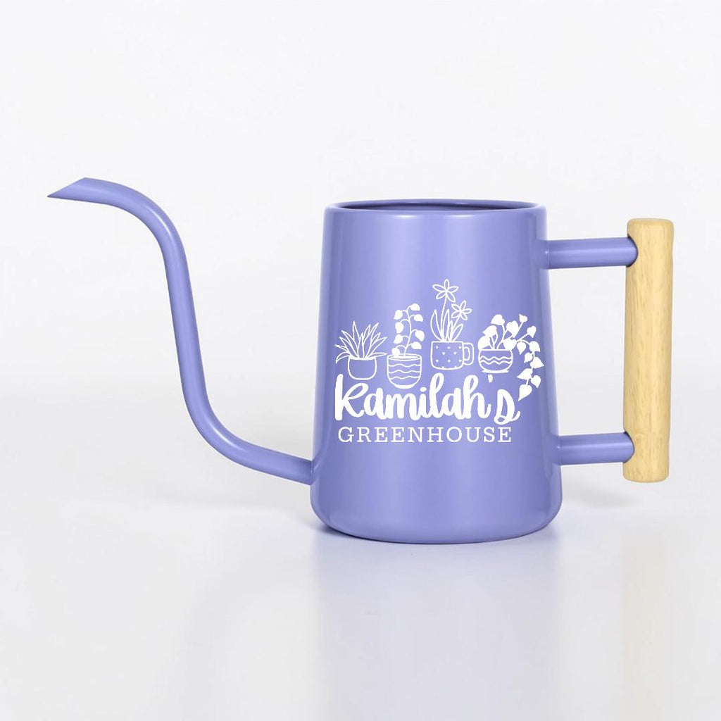 Personalized Watering Can Custom Name House Plant Design Housewarming Gift for Gardeners