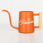 Metal Watering Can with Don't Hate Propagate and Monstera Leaf Design