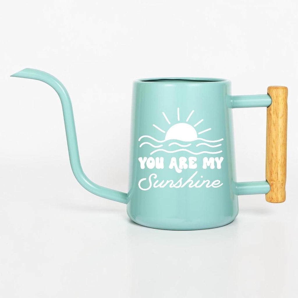 You Are My Sunshine Watering Can with Wood Handle