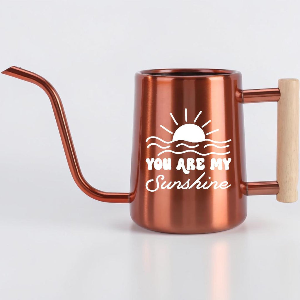 You Are My Sunshine Watering Can with Wood Handle