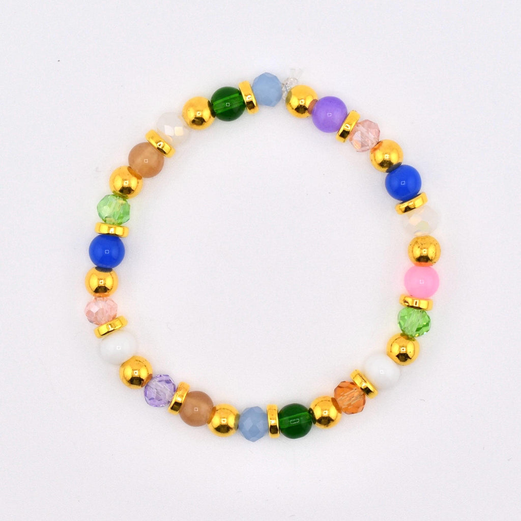 Wanderlust Beaded Bracelet Stack: Colorful Bracelet Set of 5