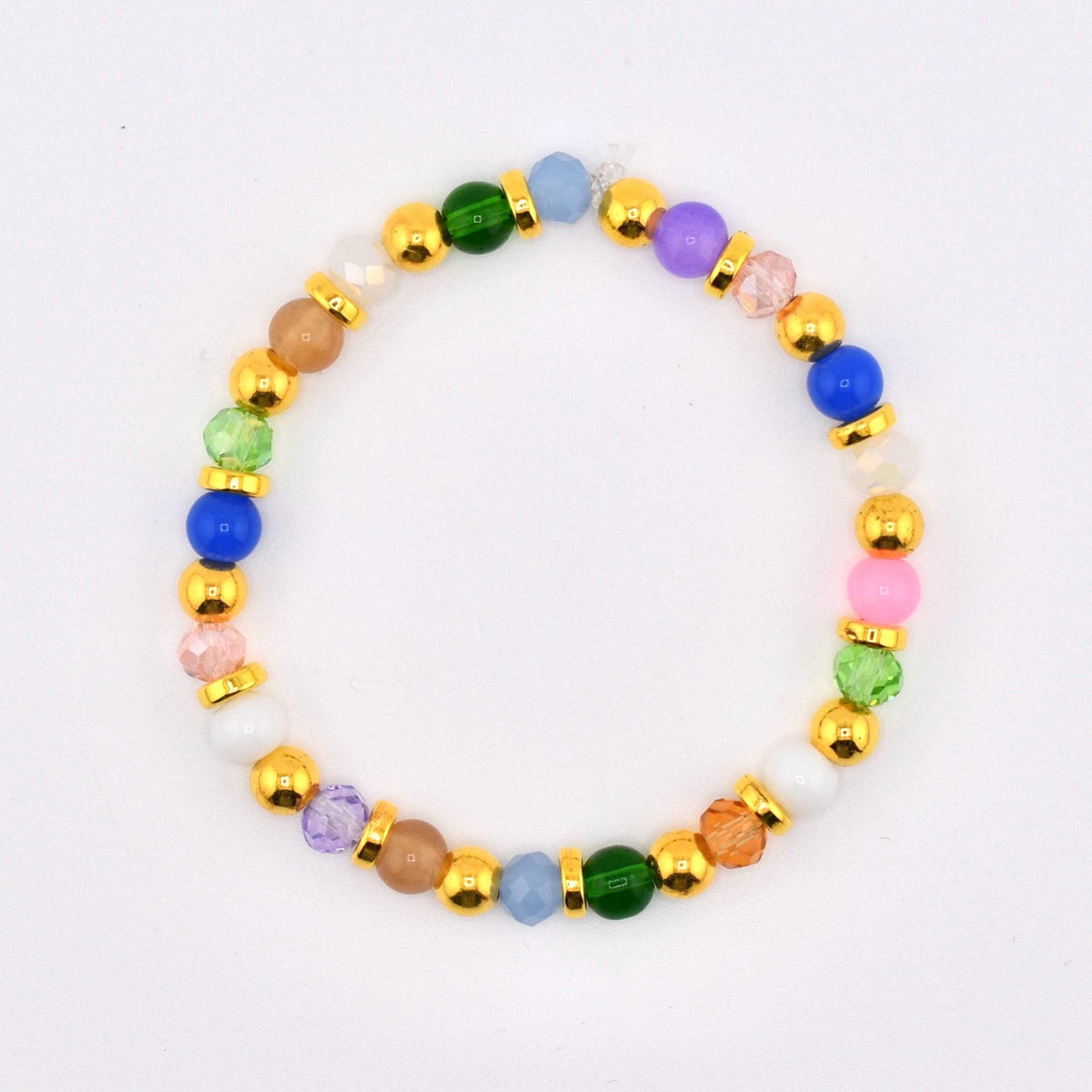Wanderlust Beaded Bracelet Stack: Colorful Bracelet Set of 5