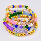 Wanderlust Beaded Bracelet Stack: Colorful Bracelet Set of 5