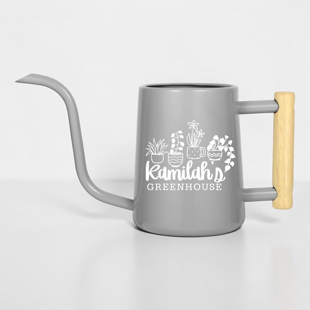 Personalized Watering Can Custom Name House Plant Design Housewarming Gift for Gardeners