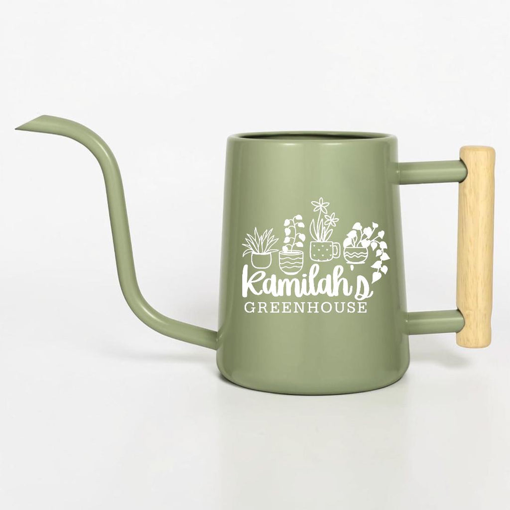 Personalized Watering Can Custom Name House Plant Design Housewarming Gift for Gardeners