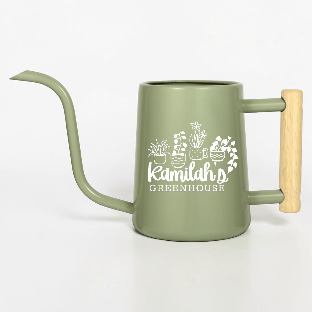 Personalized Watering Can Custom Name House Plant Design Housewarming Gift for Gardeners