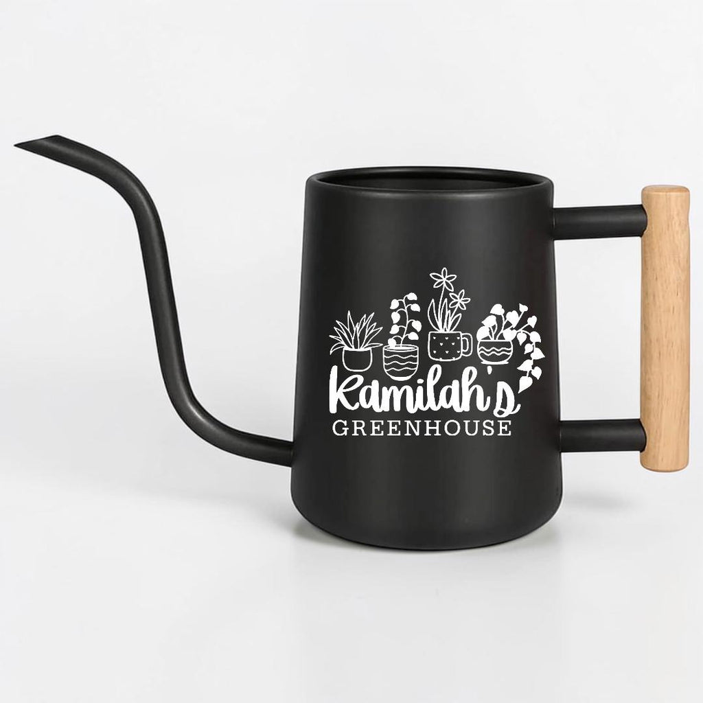 Personalized Watering Can Custom Name House Plant Design Housewarming Gift for Gardeners