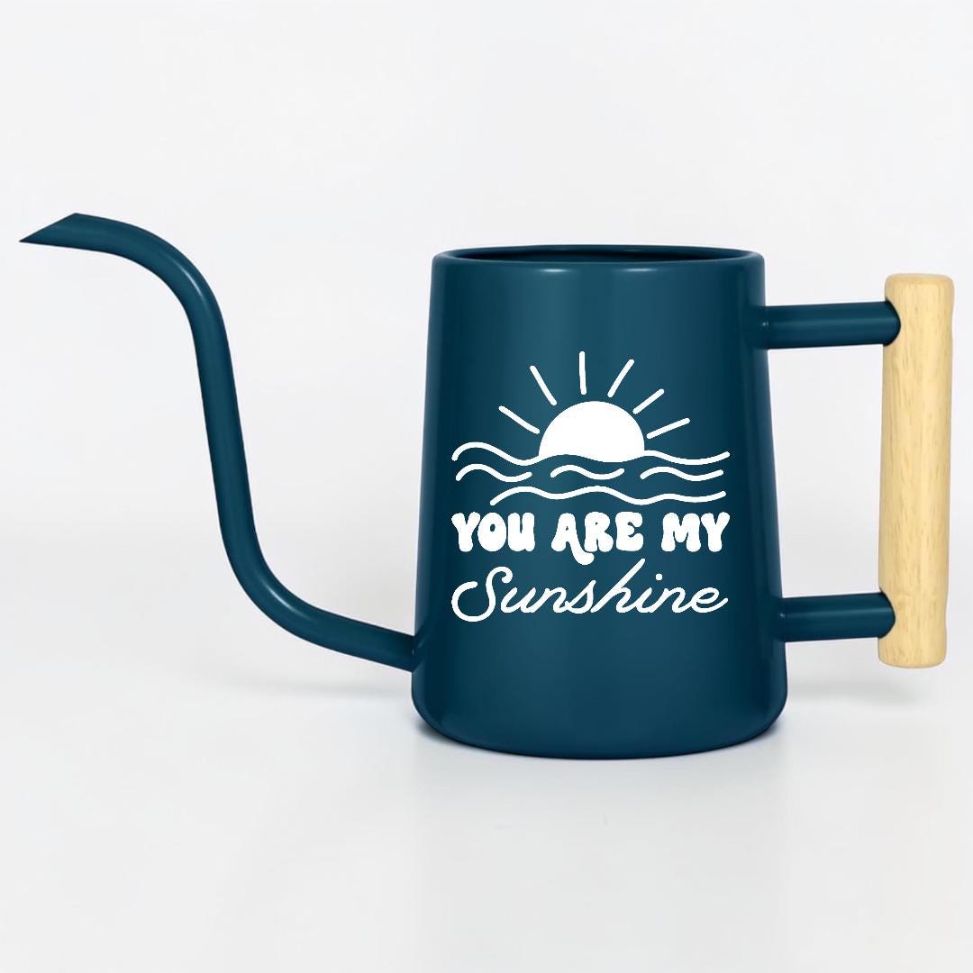 You Are My Sunshine Watering Can with Wood Handle
