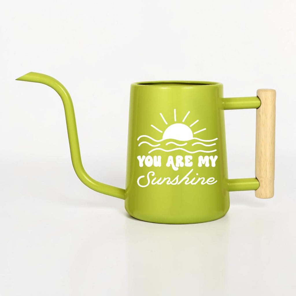 You Are My Sunshine Watering Can with Wood Handle