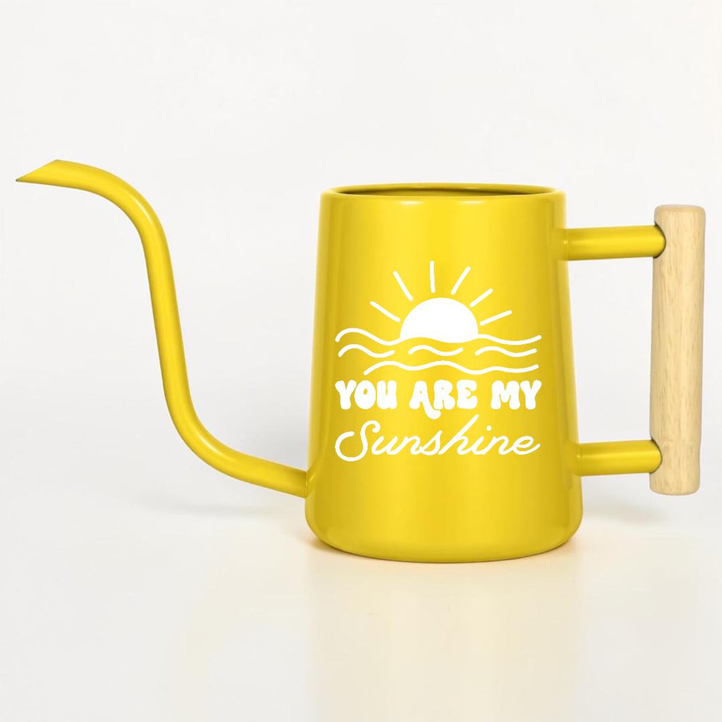 You Are My Sunshine Watering Can with Wood Handle