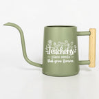 Watering Can with Teachers Plant Seeds That Grow Forever Design