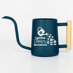 Metal Watering Can, "Making Pour Decisions" Plant Pun Gift