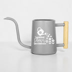 Metal Watering Can, "Making Pour Decisions" Plant Pun Gift