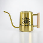 Gothic Moth Watering Can, Plant Watering Can with Wooden Handle, Floral Moth Plant Lover Gift, Goth Cottagecore Plant Decor