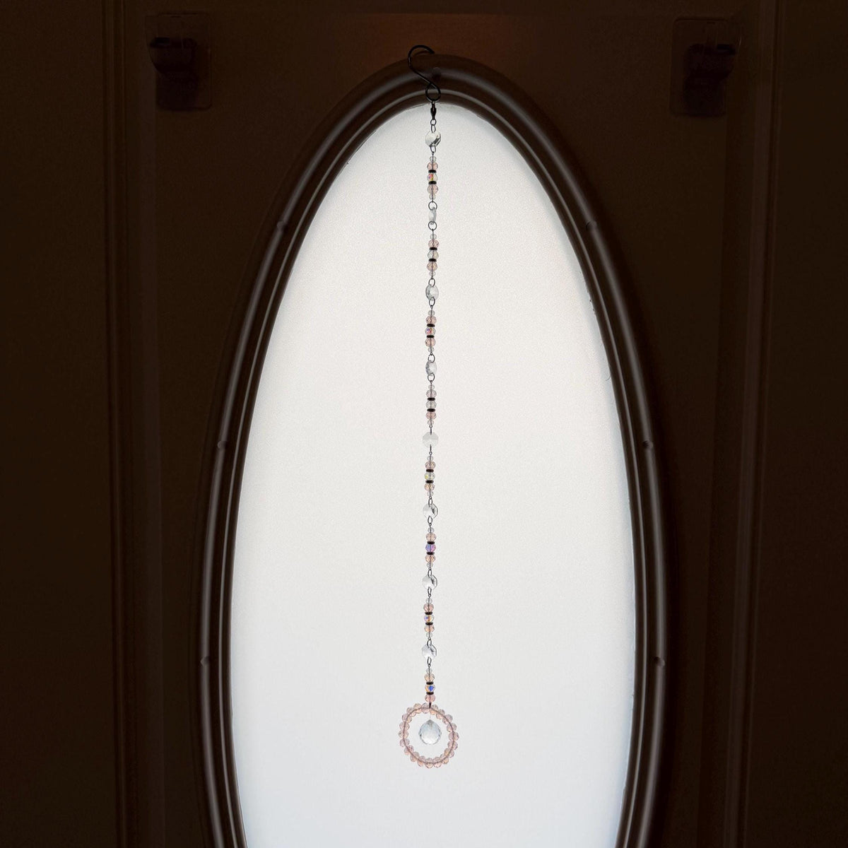 Crystal Halo Prism Suncatcher Handmade Car Rearview Mirror or Window Hanging Charm