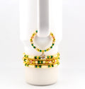 Heirloom Floral Cream Tumbler Handle Bracelet
