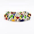 Tropical Destiny Bracelet Collection: Red Blue Yellow and Green Beaded Bracelets